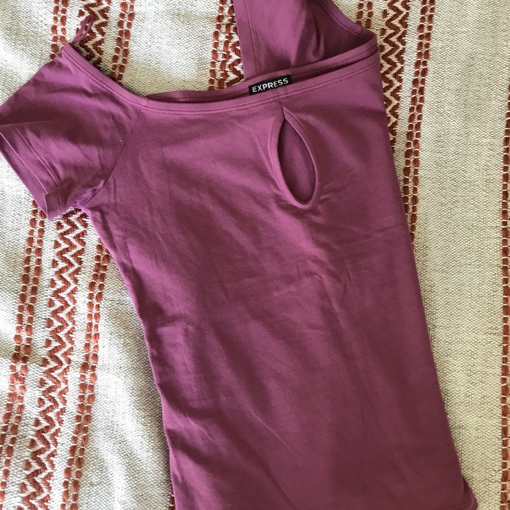 Cropped off the shoulder top!